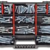 Flachkopfschrauben Sortiment M5-M6-M8 30mm-60mm 115 tlg. Schraubenbox DIN 603 – Bild 5